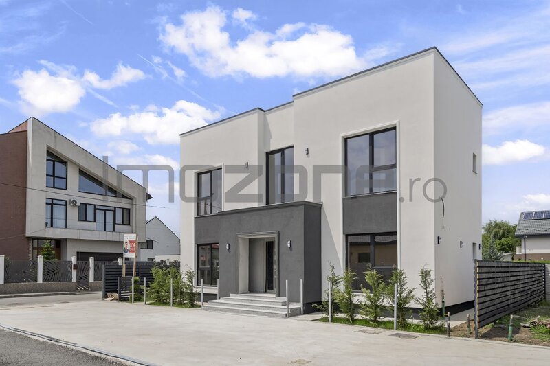 Otopeni, vila P+1, 4 camere, 3 dormitoare, 3 bai,  toate utilitatile racordate